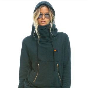 Aviator Nation Ninja Hoodie - Charcoal, Small